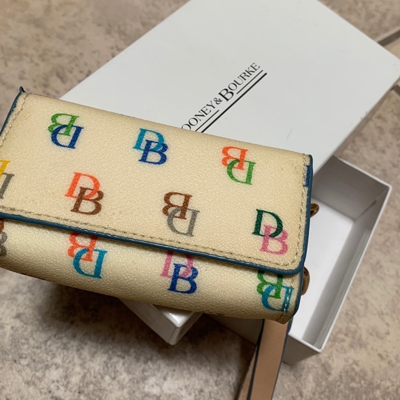 Dooney & Bourke Handbags - Dooney & Bourke Multicolor Logo Clutch